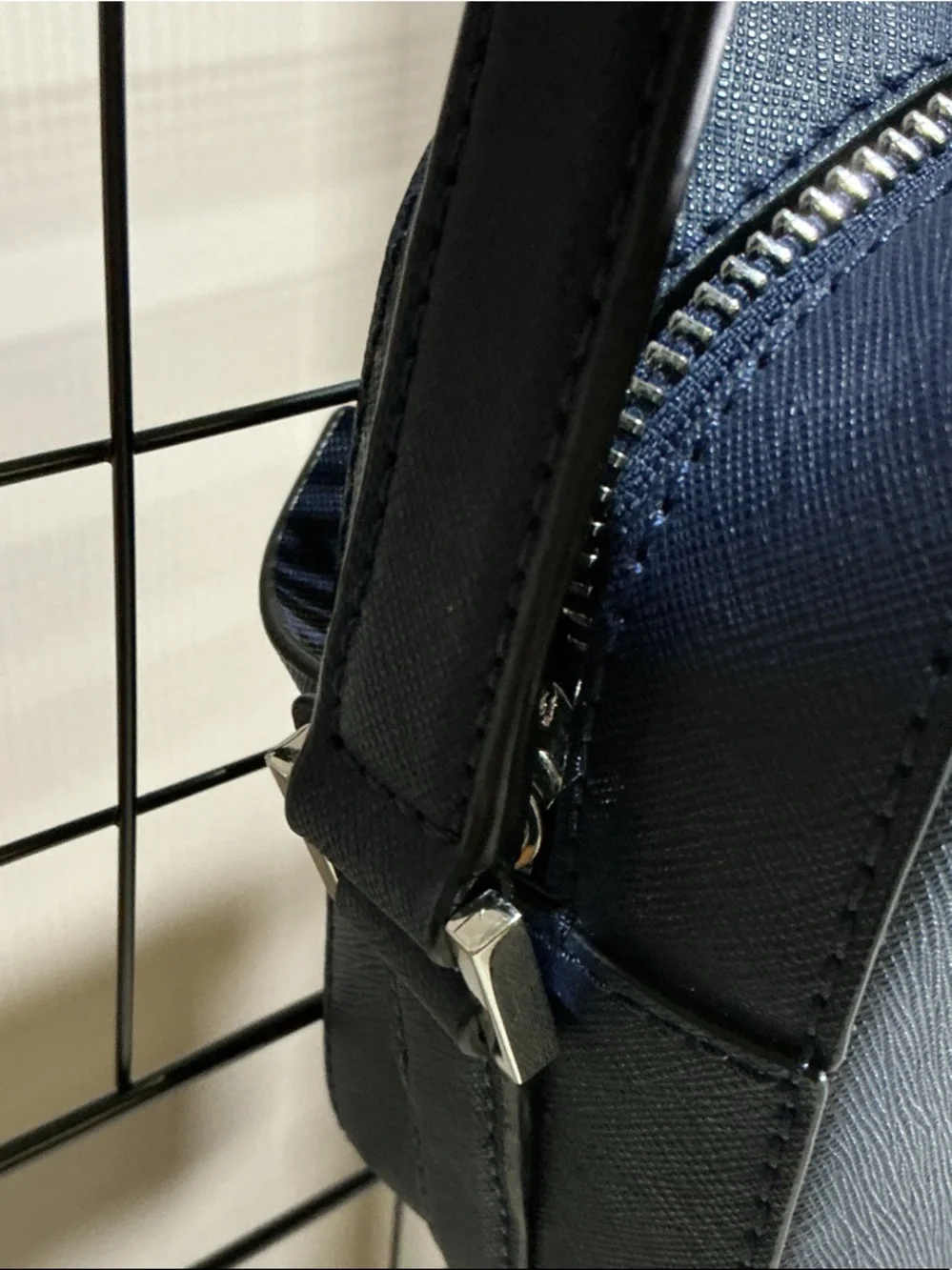 Kate Spade New York Navy Saffiano Leather Crossbody Purse